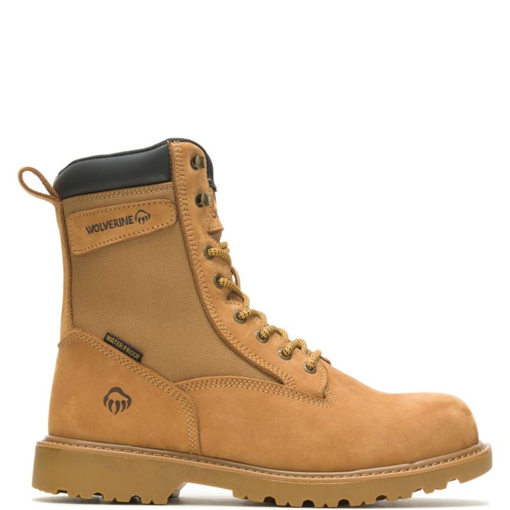 Wolverine Mens Floorhand Insulated Waterproof Brown Boots (NWT)